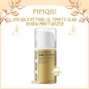pipiqiu 24k gold retinol ultimate glow renew moisturizer 100ml/pelembab wajah
