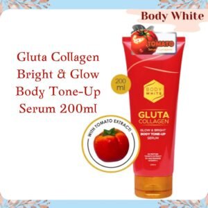 body white gluta collagen bright & glow body tone up serum 200ml