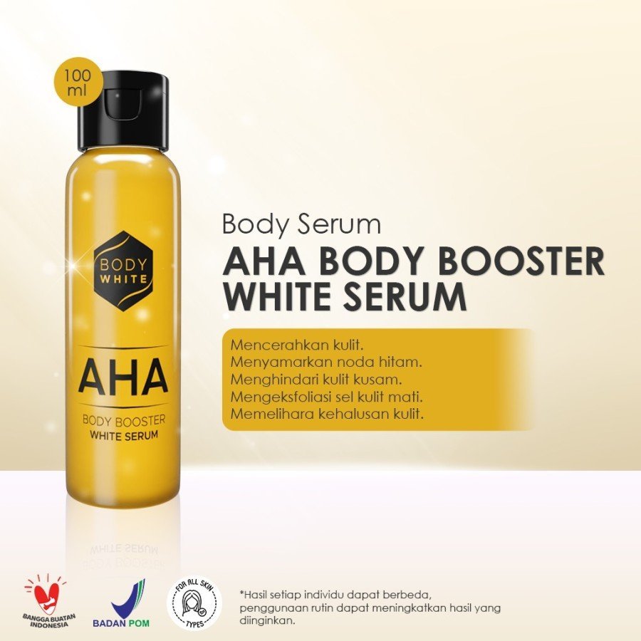 body white aha body booster white serum 30ml & 100ml body white aha body booster white serum 30ml & 100ml