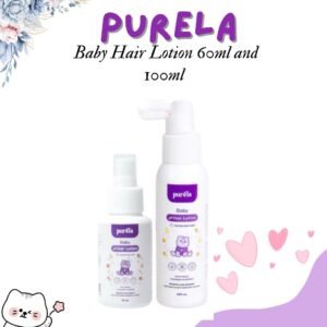 purela baby hair lotion 60ml and 100ml/perawatan rambut bayi dan anak