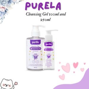 purela cleansing gel 100ml and 250ml/sabun dan sampo mandi bayi anak