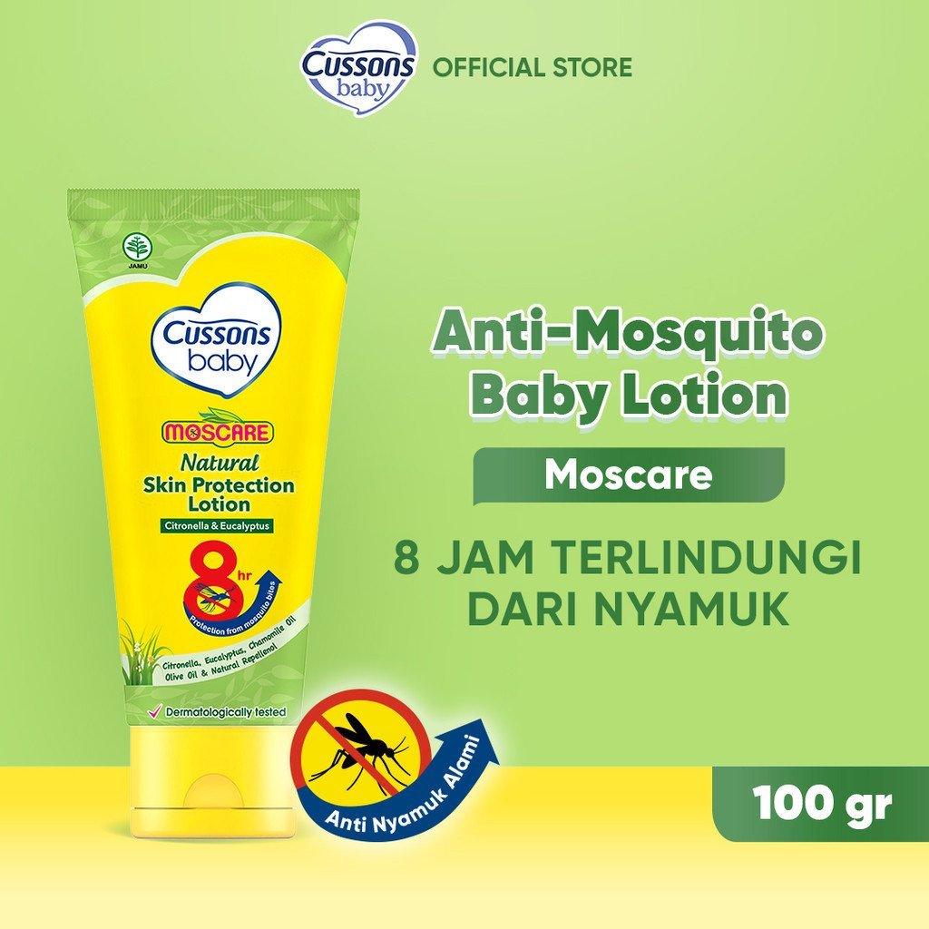 cussons baby moscare skin protection lotion 100g/losion bayi anti nyamuk cussons baby moscare skin protection lotion 100g/losion bayi anti nyamuk