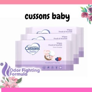 cussons baby wipes fresh and nourish 45sx3/tisu basah bayi