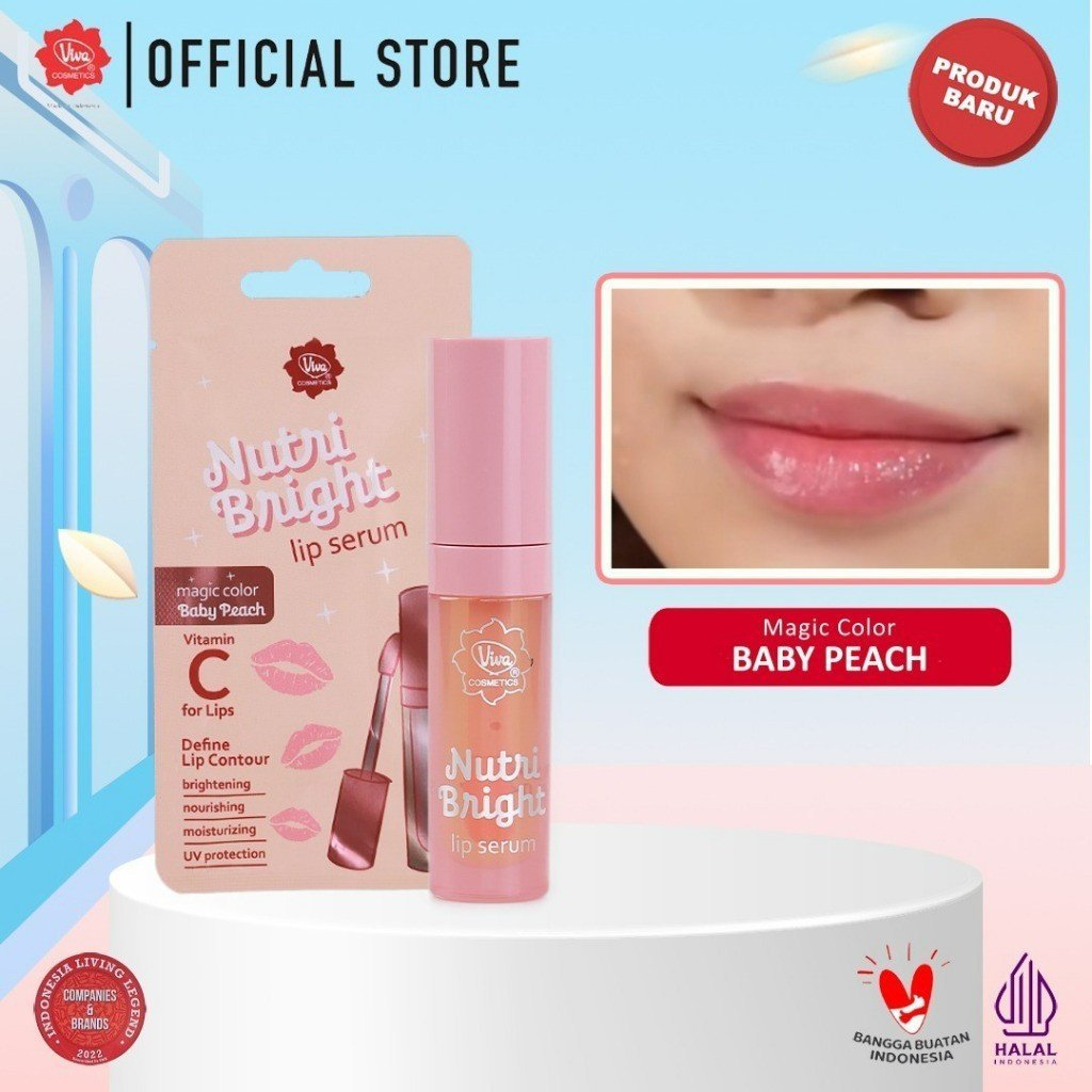 viva nutri bright lip serum 2.5ml/serum bibir viva nutri bright lip serum 2.5ml/serum bibir