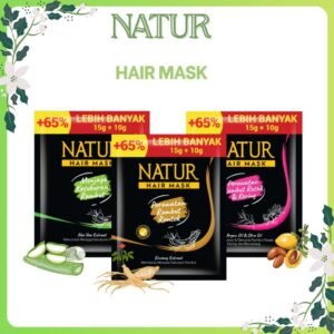 natur hair mask hair nutrive treatment 15g/masker rambut