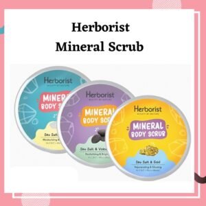 herborist mineral body scrub 200gr / scrub badan