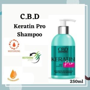 cbd professional keratin pro daily shampoo 250ml