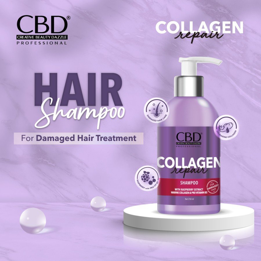 cbd collagen repair shampoo 250ml cbd collagen repair shampoo 250ml
