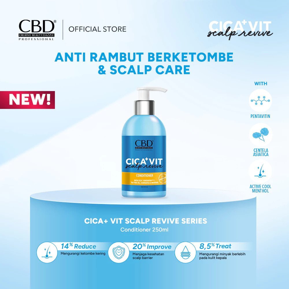 cbd cica vit scalp revive shampoo 250ml/perawatan rambut cbd cica vit scalp revive shampoo 250ml/perawatan rambut
