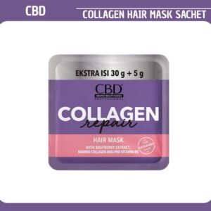 cbd collagen repair hair mask sachet 35g/masker rambut