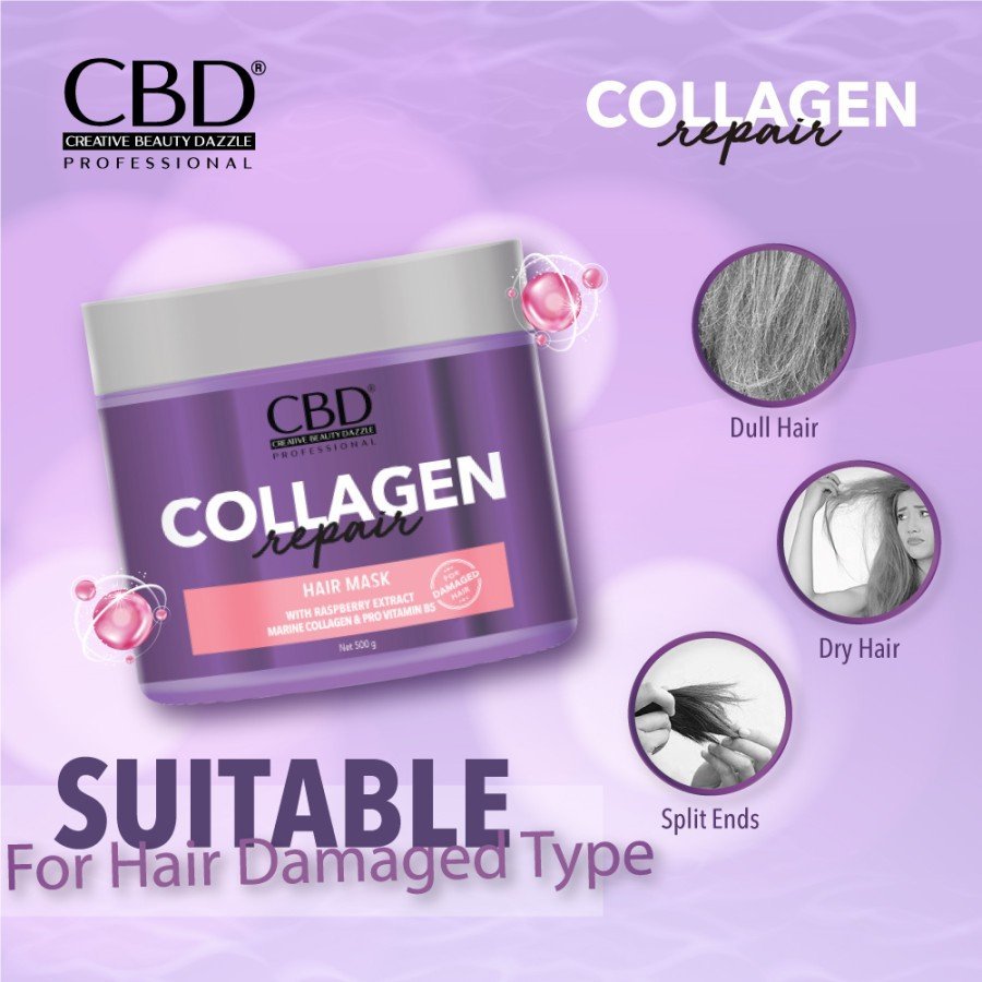 cbd collagen repair hair mask 500gr cbd collagen repair hair mask 500gr