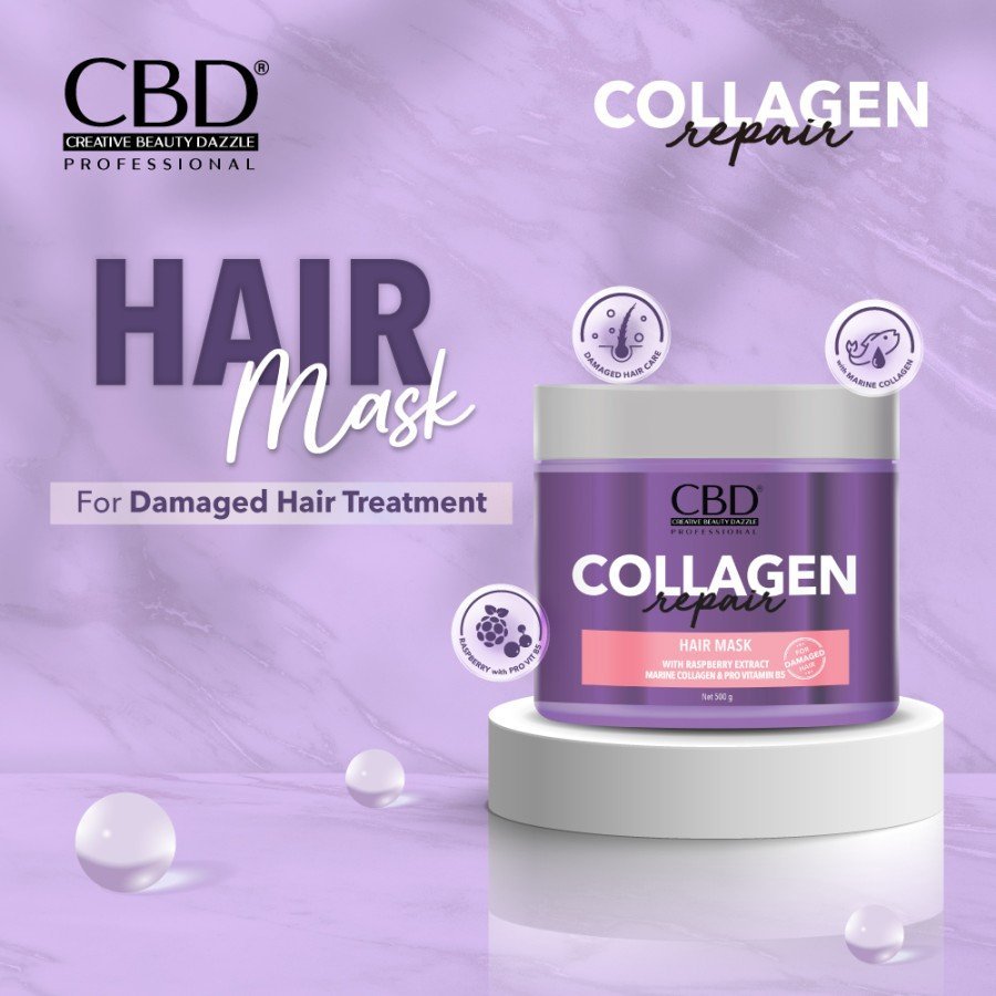 cbd collagen repair hair mask 500gr cbd collagen repair hair mask 500gr