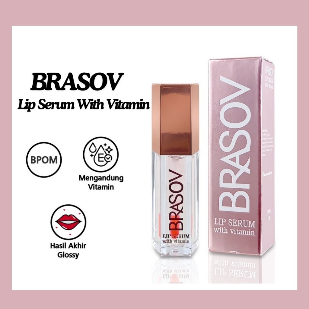 brasov lip serum with vitamin/pelembab bibir brasov lip serum with vitamin/pelembab bibir