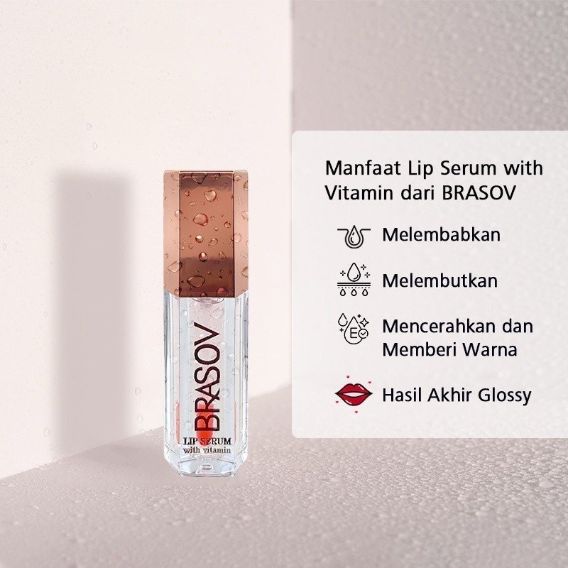 brasov lip serum with vitamin/pelembab bibir brasov lip serum with vitamin/pelembab bibir