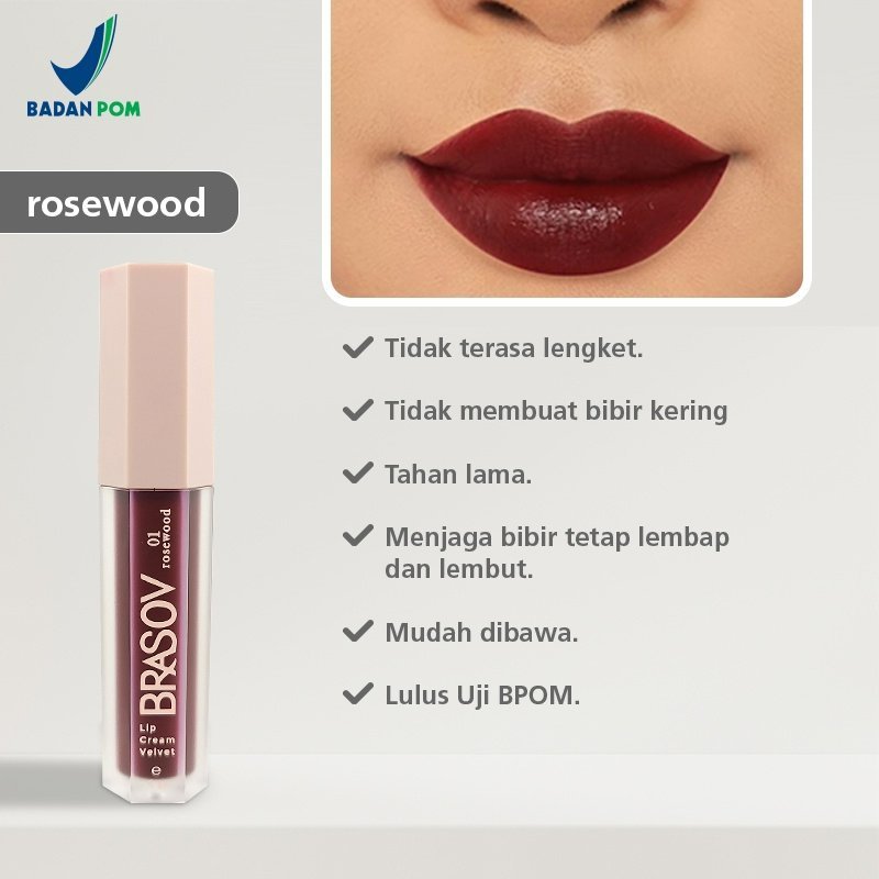 brasov lip cream velvet/lipstick/lip matte brasov lip cream velvet/lipstick/lip matte