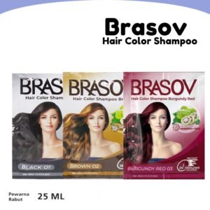 brasov hair color shampoo sachet 25ml