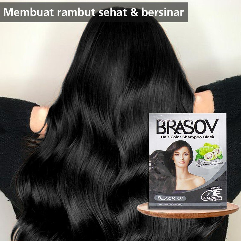 brasov hair color shampoo sachet 25ml brasov hair color shampoo sachet 25ml