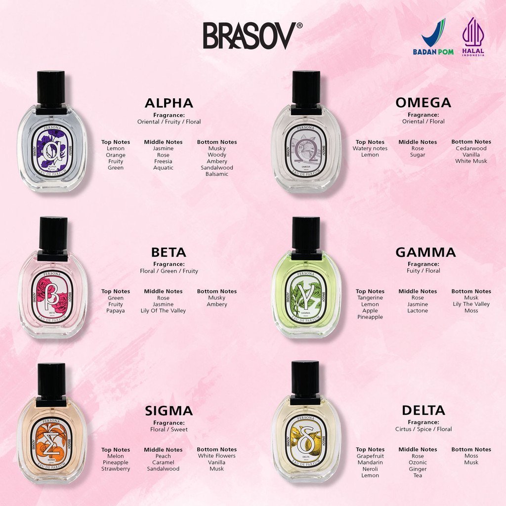 brasov persona eau de parfum 35ml/parfum wanita/parfum pria brasov persona eau de parfum 35ml/parfum wanita/parfum pria