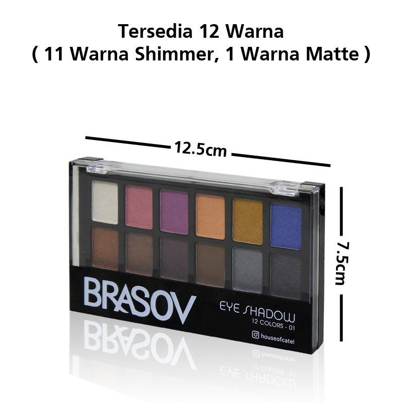 brasov eyeshadow palette 12 colors/perona mata brasov eyeshadow palette 12 colors/perona mata