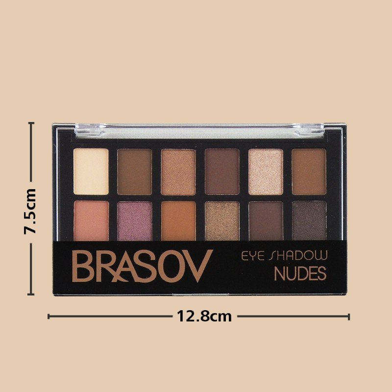brasov eyeshadow palette 12 colors/perona mata brasov eyeshadow palette 12 colors/perona mata