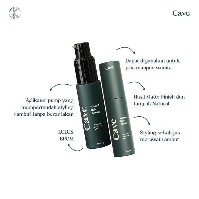 cave natural hair powder 10gr/perawatan rambut cave natural hair powder 10gr/perawatan rambut