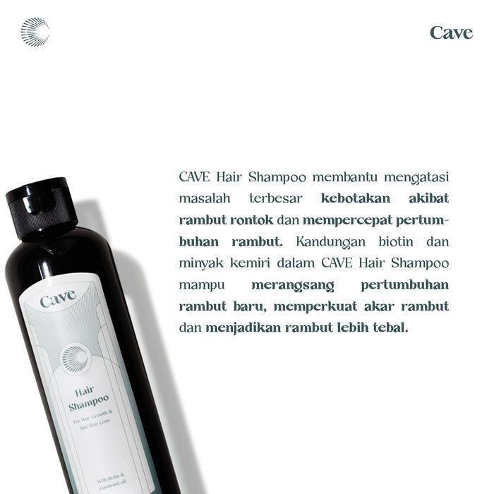 cave hair shampoo 200ml/shampoo pria cave hair shampoo 200ml/shampoo pria