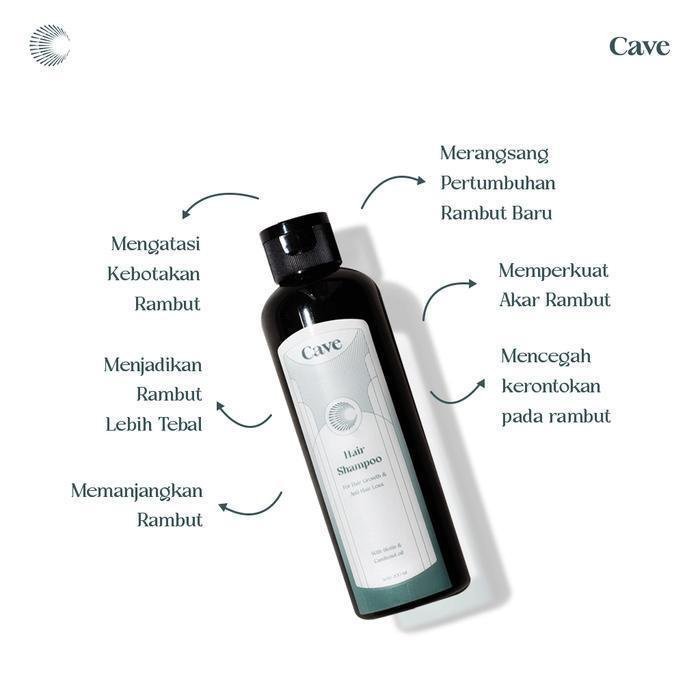 cave hair shampoo 200ml/shampoo pria cave hair shampoo 200ml/shampoo pria